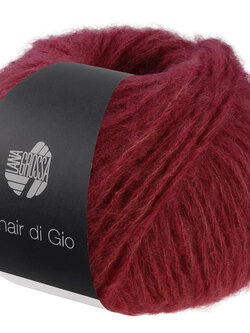 Lana Grossa Mohair Di Gio -18 donkerrood