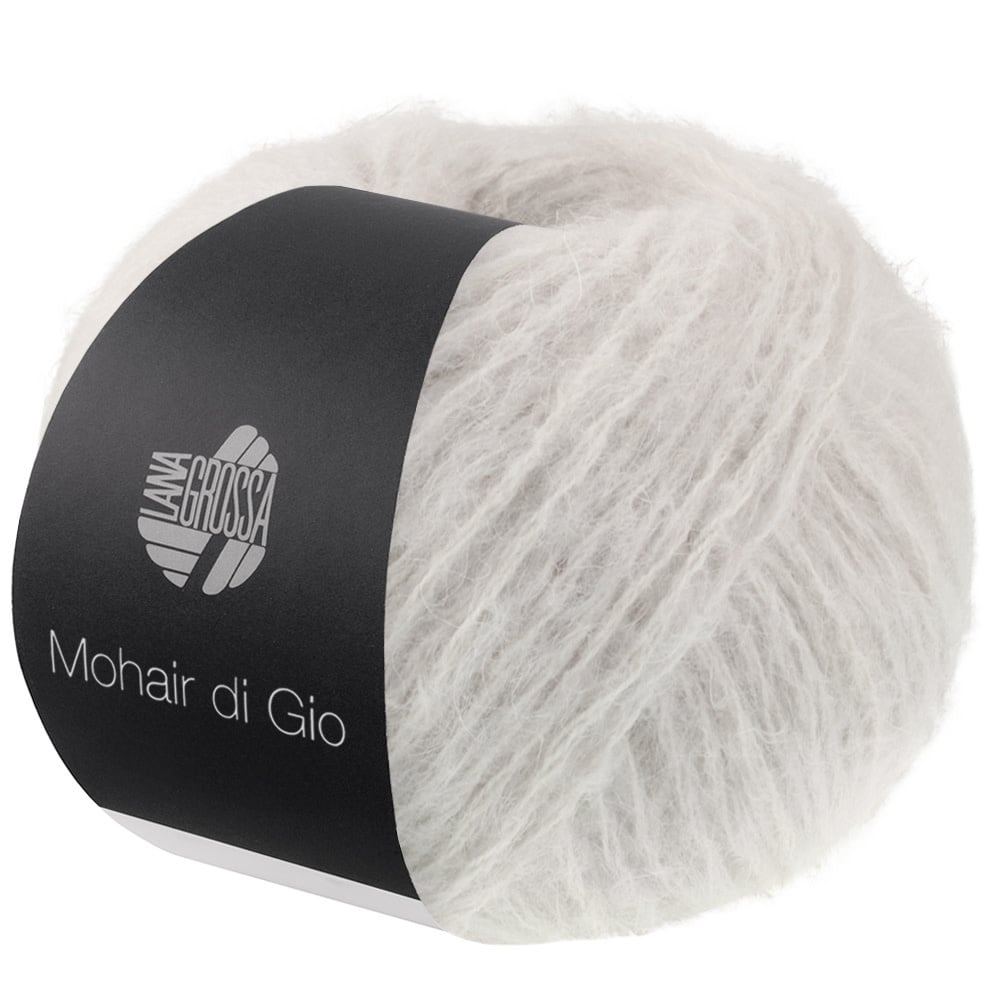 Lana Grossa Mohair Di Gio -23 zilvergrijs