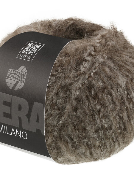 Lana Grossa Milano -05 bruin gemeleerd