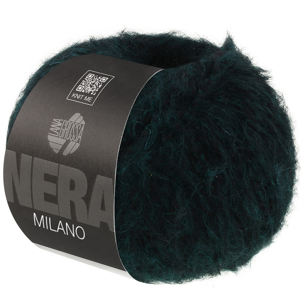 Lana Grossa Milano -08 zwartgroen