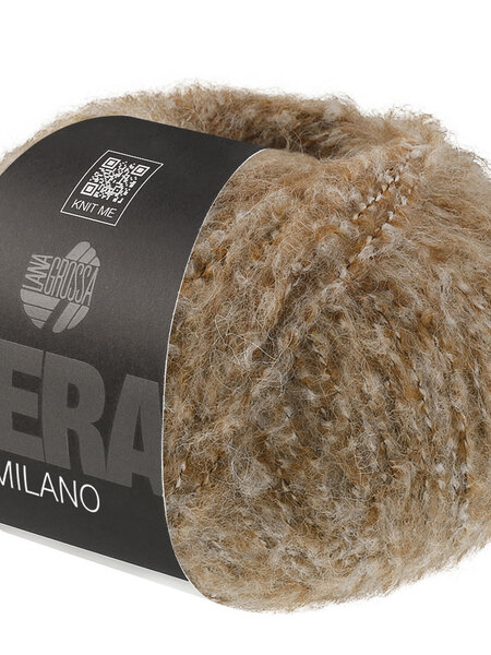 Lana Grossa Milano -09 lichtbruin gemeleerd