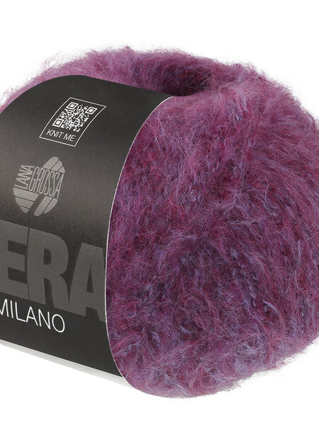 Lana Grossa Milano -16 violet gemeleerd