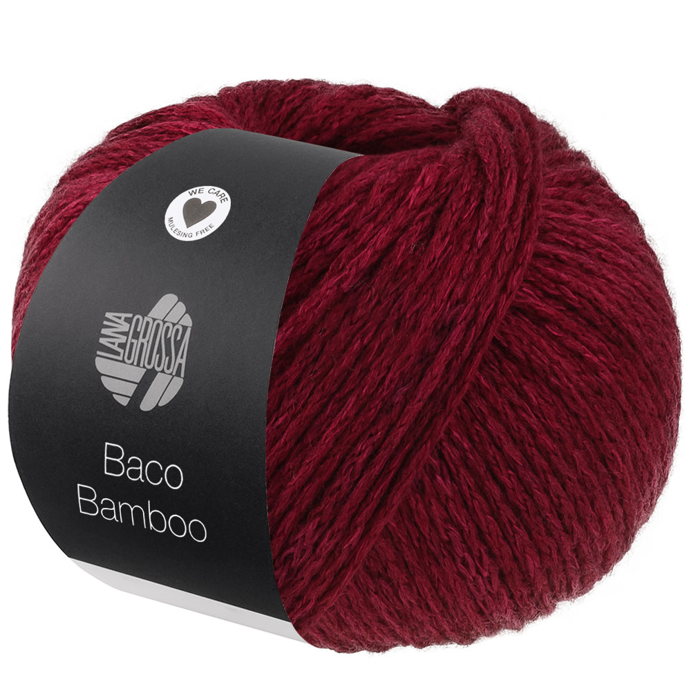 Lana Grossa Baco Bamboo -12 bordeaux