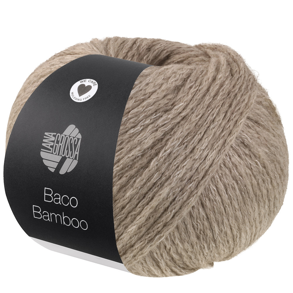 Lana Grossa Baco Bamboo -15 grijsbeige