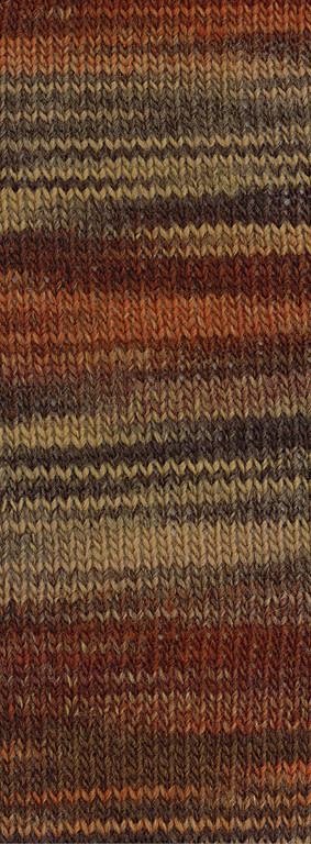 Lana Grossa Gomitolo Disegno -525 bourgondisch/beige/roest/taupe/donker bruin/grijs bruin/zwartbruin