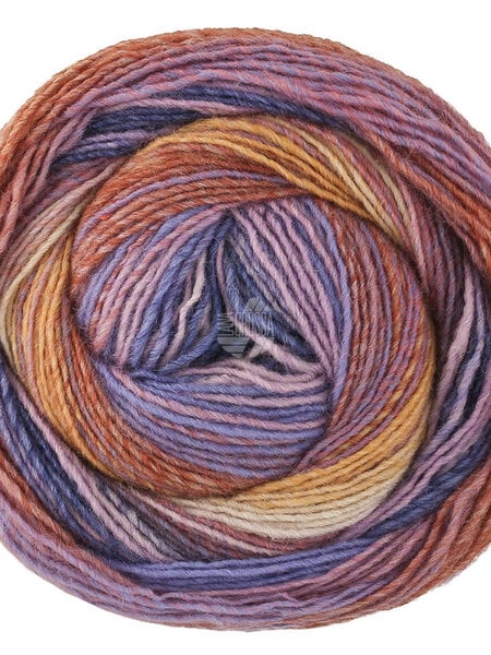 Lana Grossa Gomitolo Modo -621 mauve/sering/blauw/rozenhout/beige/oker/noga/bruin/grijs