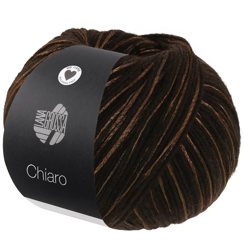 Lana Grossa Chiaro -04 zwartbruin