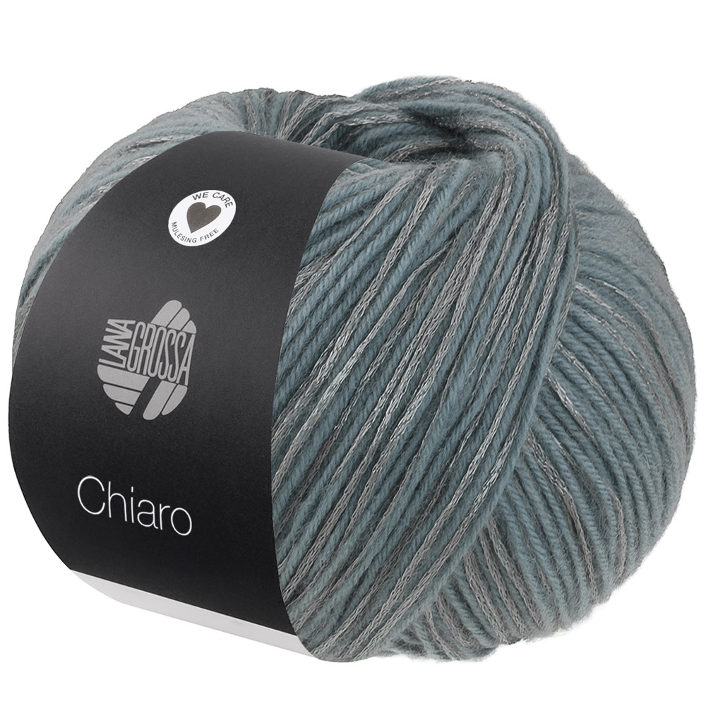 Lana Grossa Chiaro -07 grijsblauw