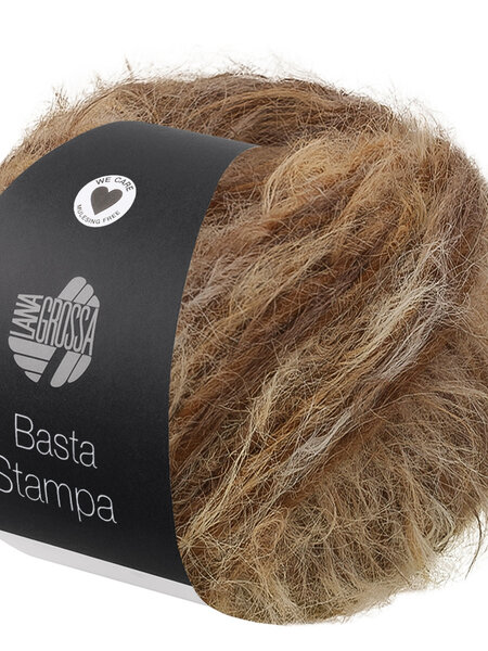Lana Grossa Basta Stampa -209 beige/kameel/taupe/grijs bruin