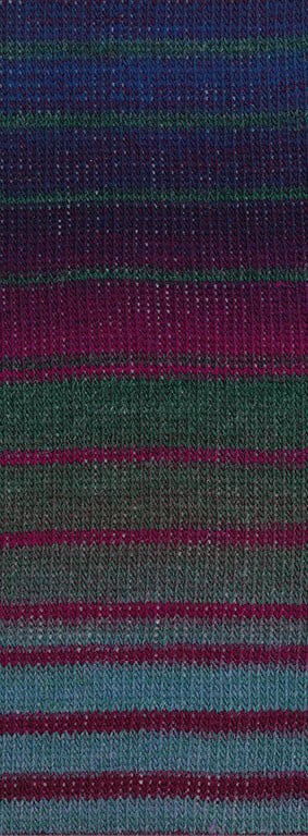 Lana Grossa Gomitolo Gala -4042 nacht blauw/antraciet/bourgondisch/bordeaux/donker grijs/grijs blauw