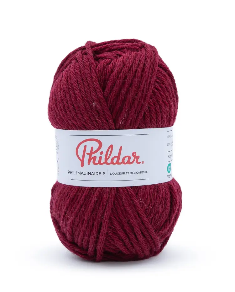 Phildar Phil Imaginaire 6 -burgundy