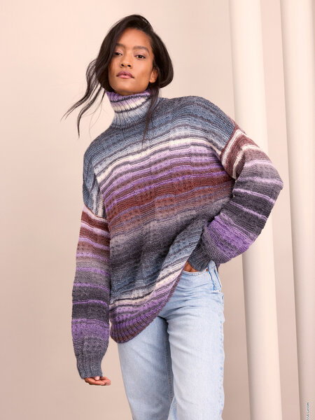 Oversized trui met col -Gomitolo Gala