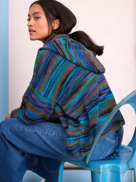 Oversized Hoodie -Gomitolo Disegno