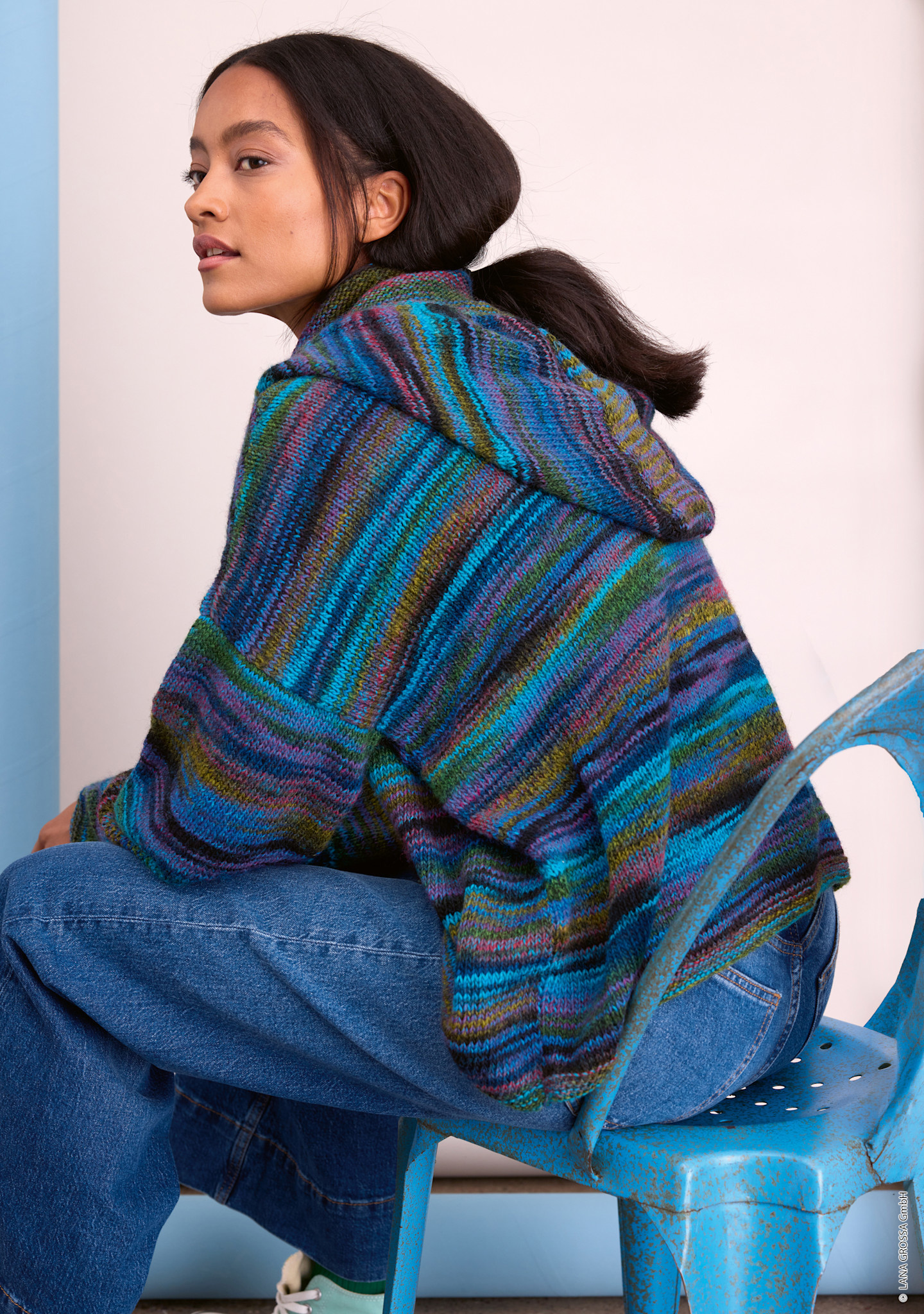 Oversized Hoodie -Gomitolo Disegno