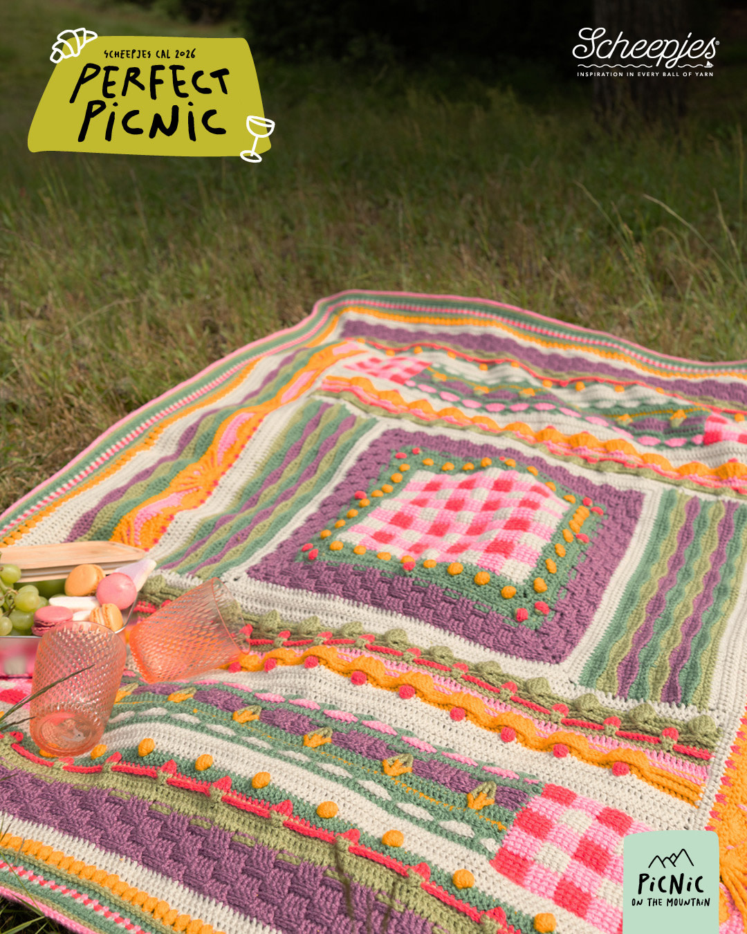 Scheepjes Scheepjes Perfect Picnic CAL 2026 -kit Colour Crafter