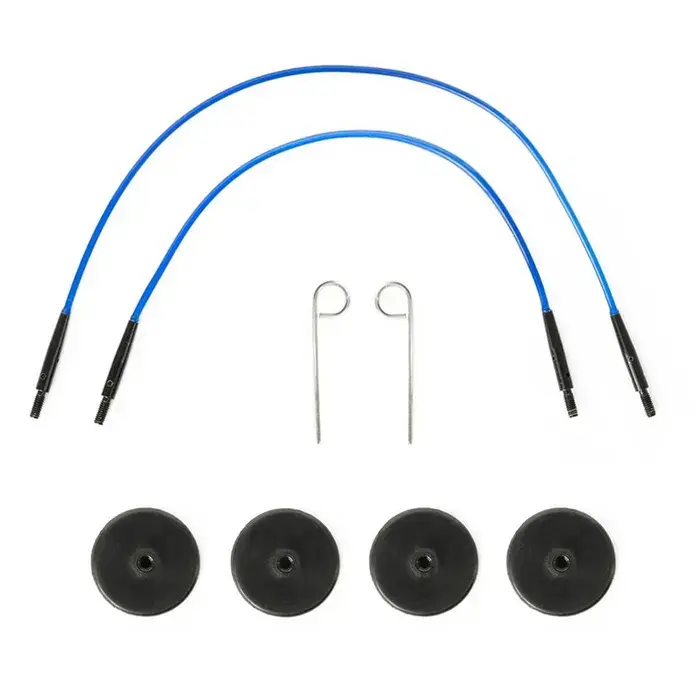 KnitPro Nylon Kabel set 27 en 30cm blauw