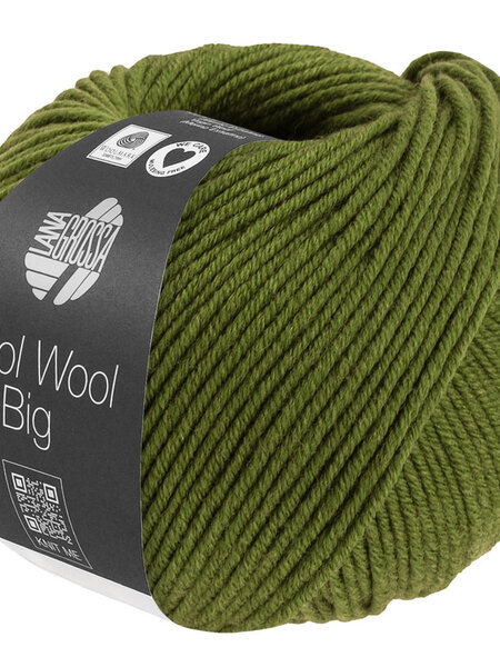 Lana Grossa Cool Wool Big -1706 olijf gemêleerd
