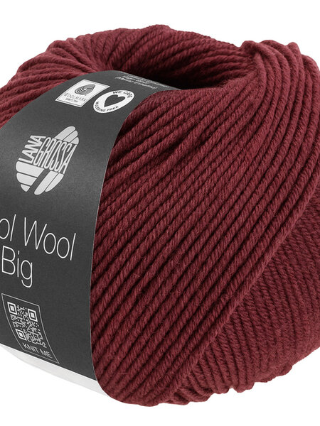 Lana Grossa Cool Wool Big -1700 wijnrood gemêleerd
