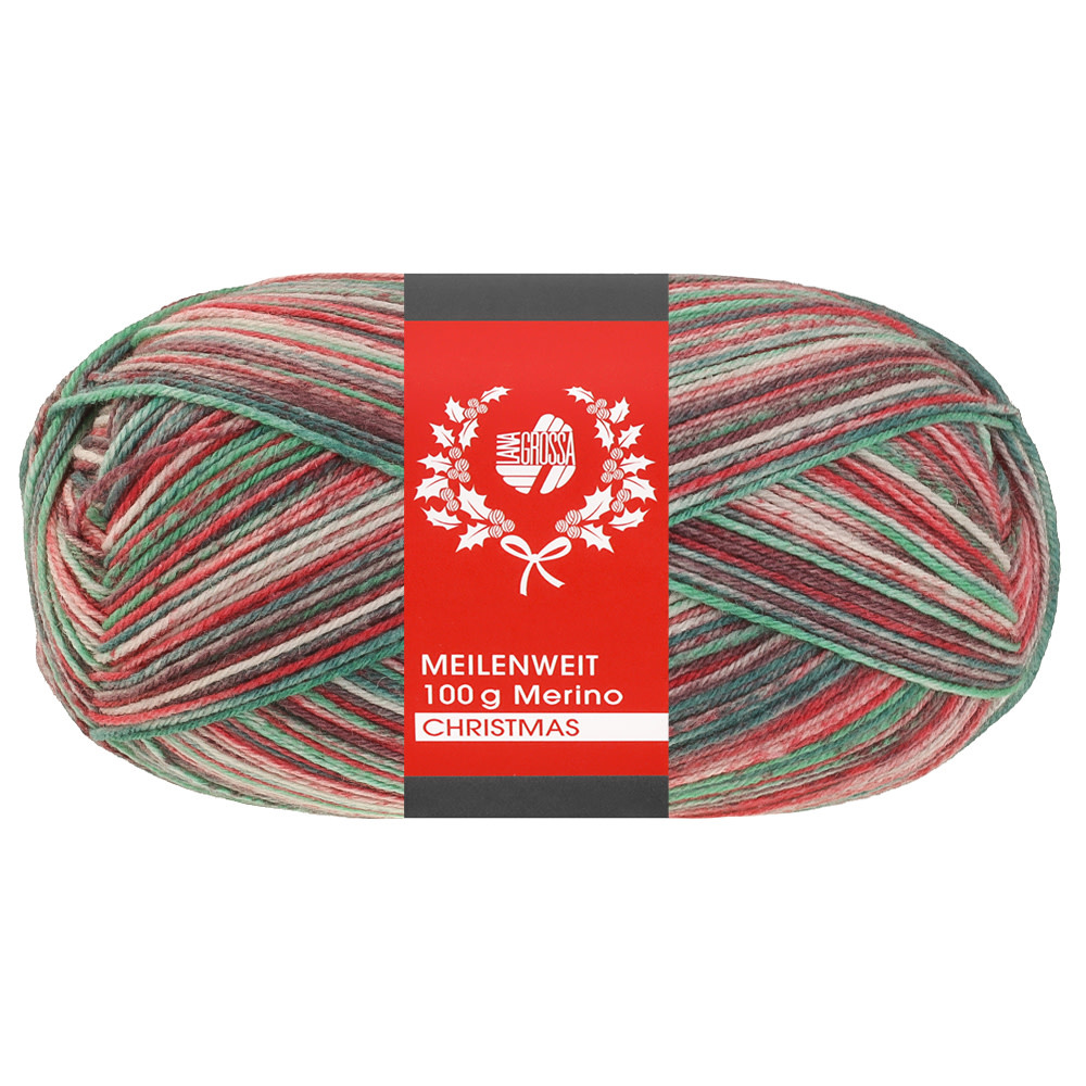 Lana Grossa Meilenweit 100g merino christmas -6807