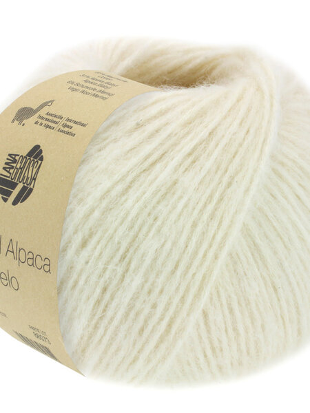 Lana Grossa Natural Alpaca Pelo -001 ruwwit