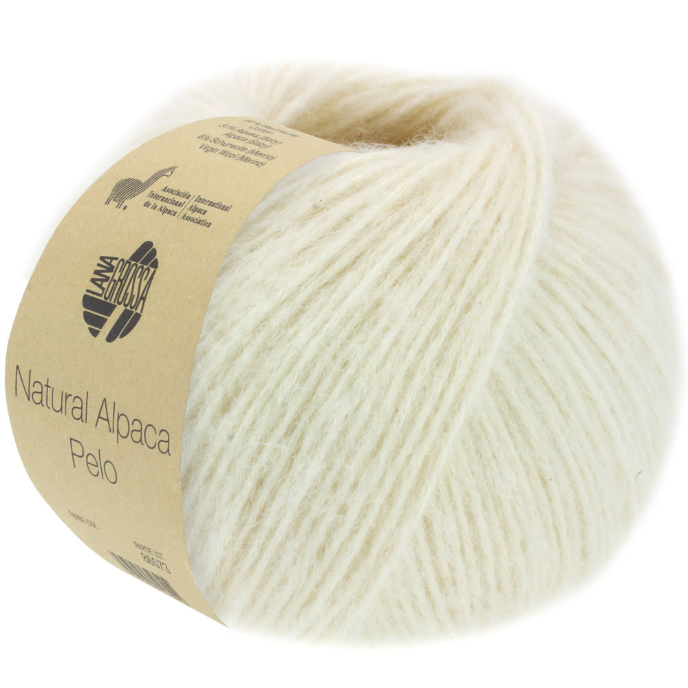 Lana Grossa Natural Alpaca Pelo -001 ruwwit