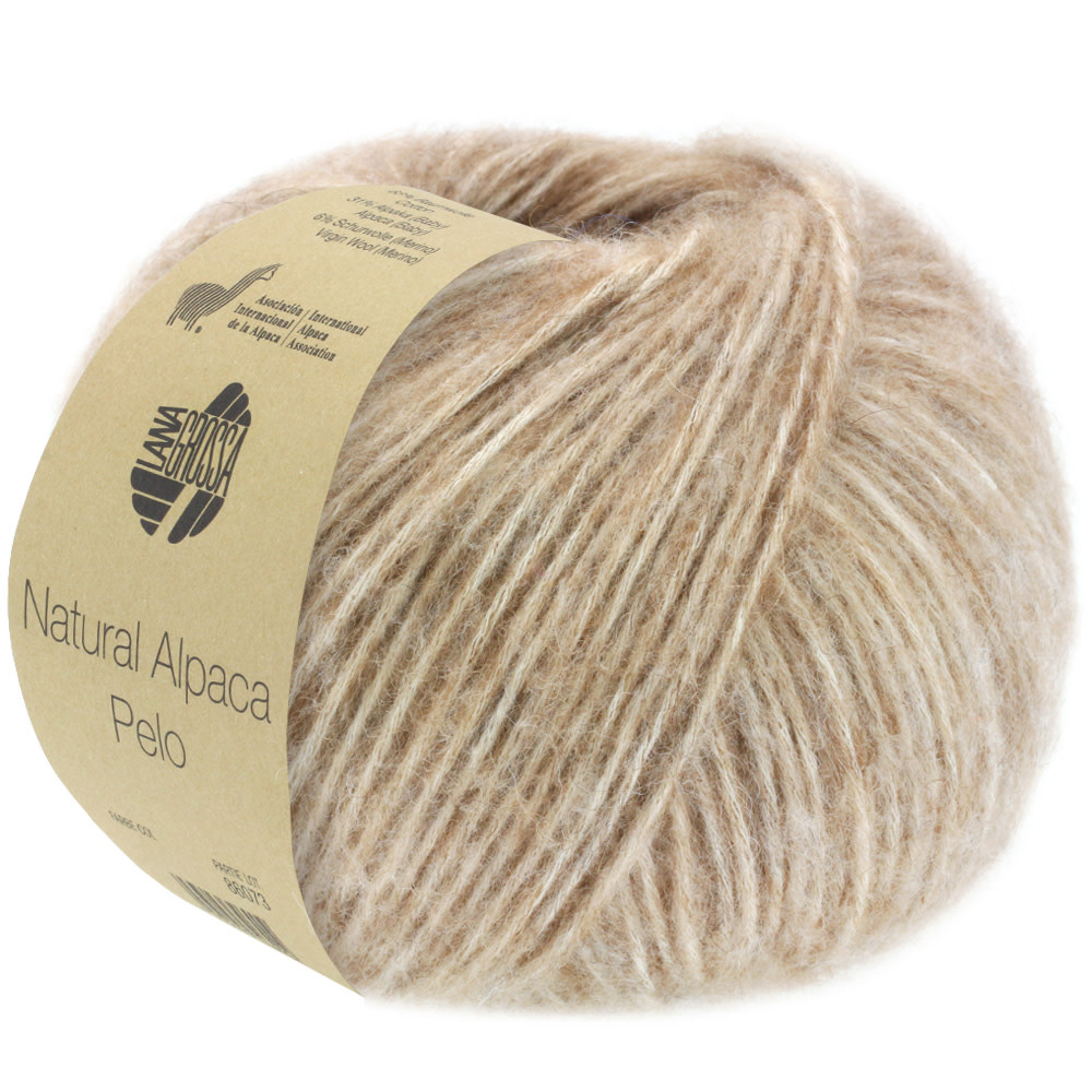 Lana Grossa Natural Alpaca Pelo -007 kameel/beige