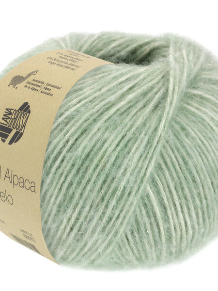 Lana Grossa Natural Alpaca Pelo -014 munt gemêleerd