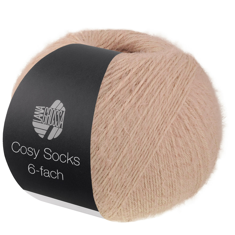 Lana Grossa Cosy Socks 6-fach -1002 lichtbeige