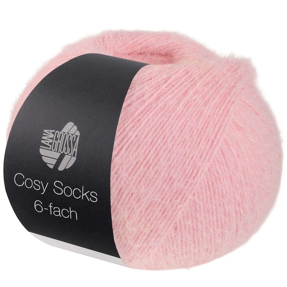Lana Grossa Cosy Socks 6-fach -1003 roze