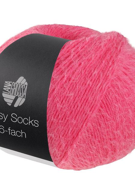 Lana Grossa Cosy Socks 6-fach -1004 felroze