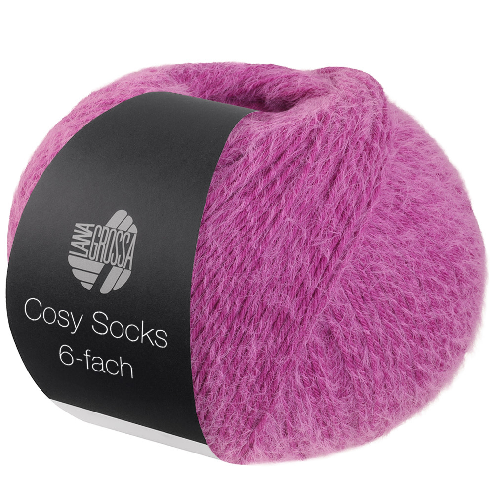 Lana Grossa Cosy Socks 6-fach -1005 foksia
