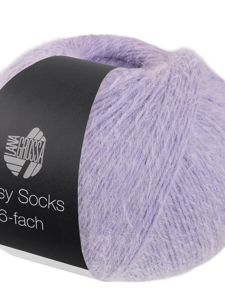Lana Grossa Cosy Socks 6-fach -1006 shinerblauw