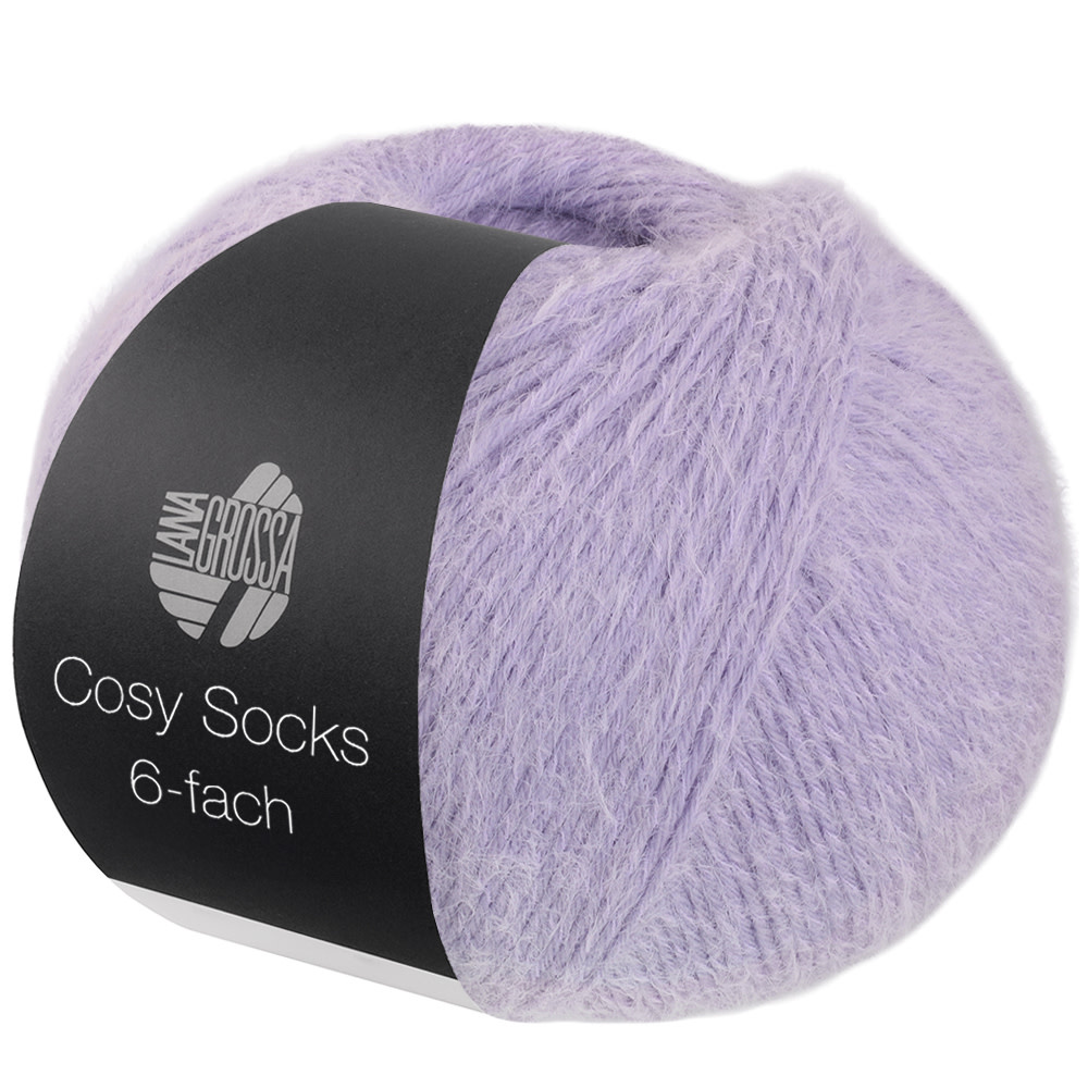 Lana Grossa Cosy Socks 6-fach -1006 shinerblauw