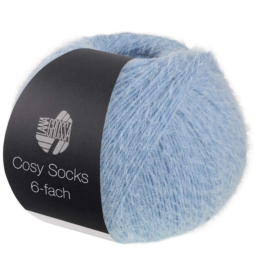 Lana Grossa Cosy Socks 6-fach -1007 lichtblauw