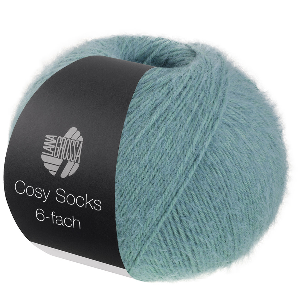 Lana Grossa Cosy Socks 6-fach -1009 mintturkoois