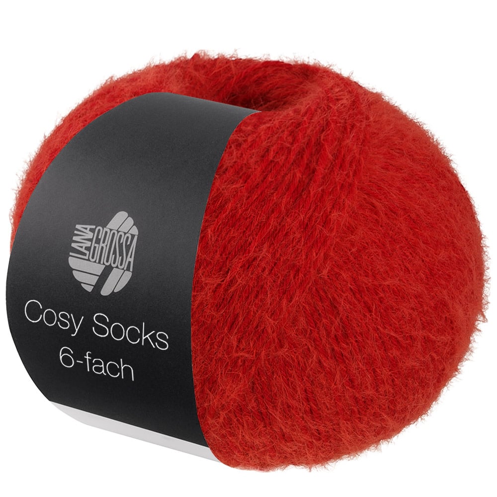 Lana Grossa Cosy Socks 6-fach -1012 rood