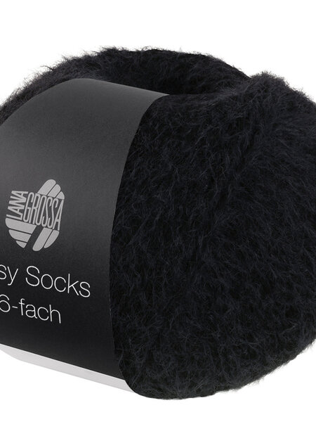 Lana Grossa Cosy Socks 6-fach -1015 zwart