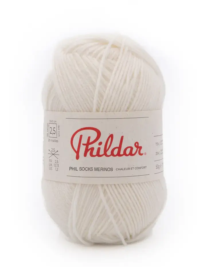 Phildar Phil Socks Merinos -1397 ecru