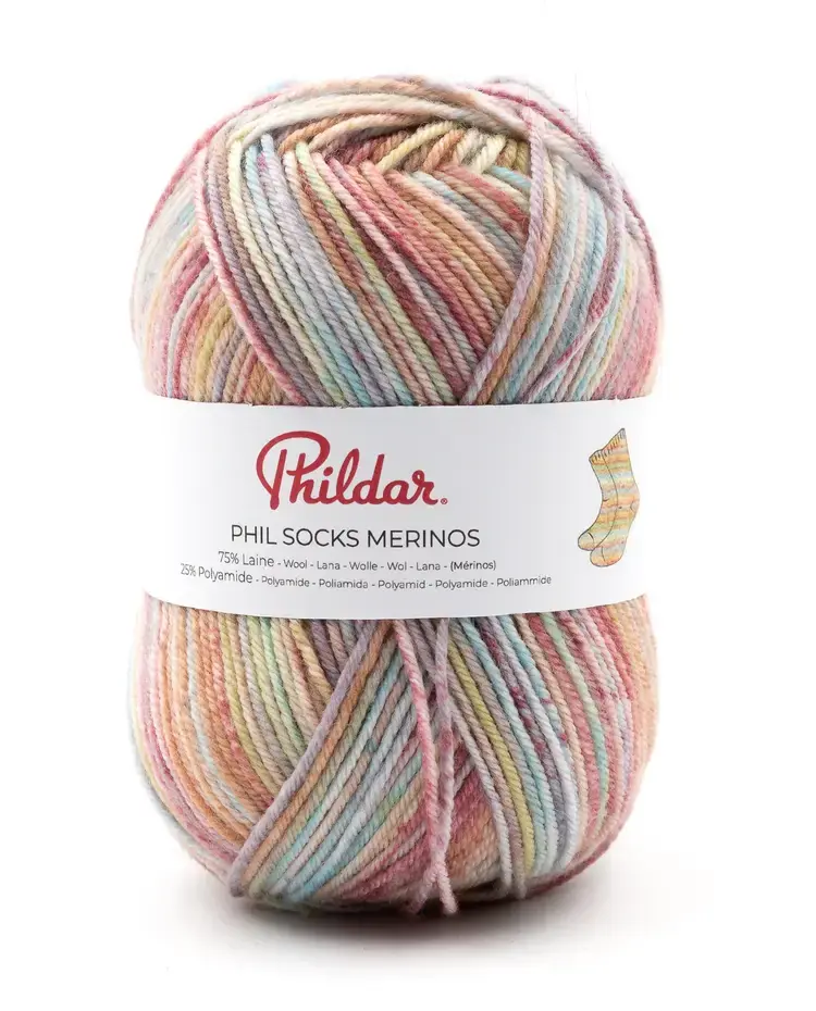 Phildar Phil Socks Merinos -2083 salade de fruit