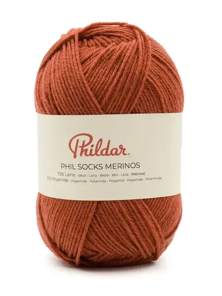 Phildar Phil Socks Merinos -2186 terre battue