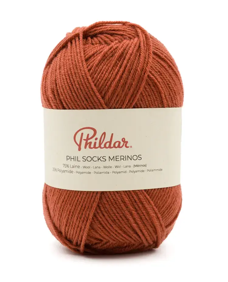 Phildar Phil Socks Merinos -2186 terre battue