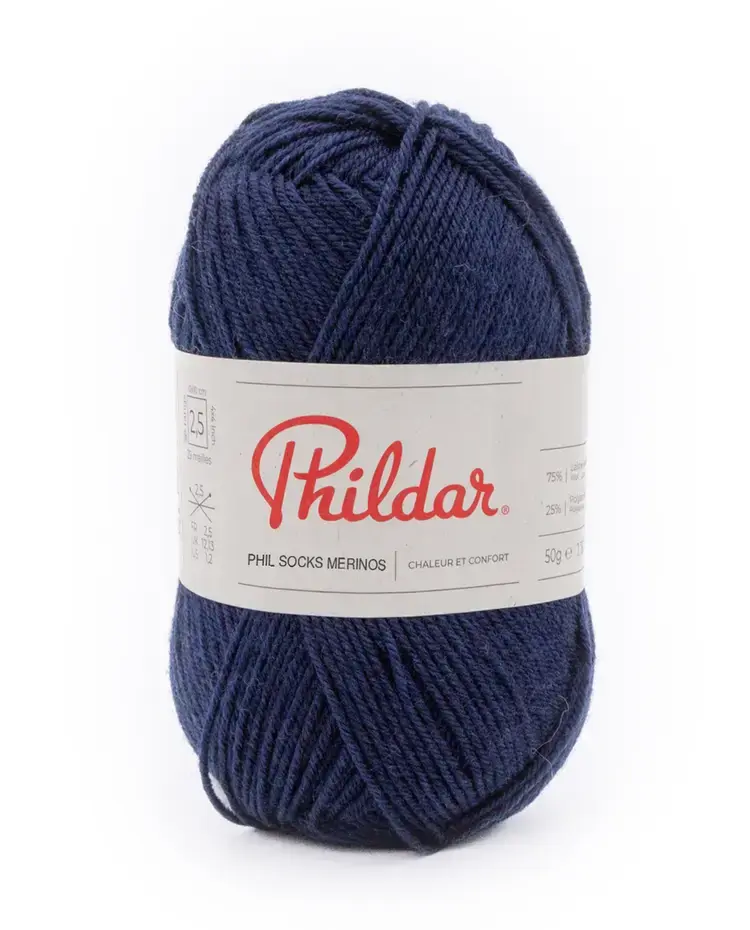 Phildar Phil Socks Merinos -2004 marine