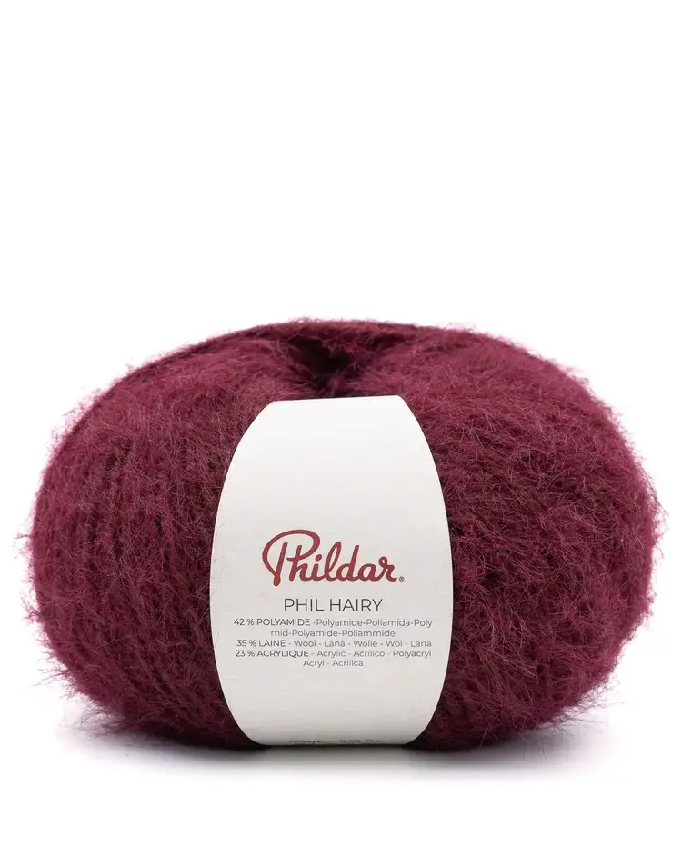 Phildar Phil Hairy -1420 lie de vin