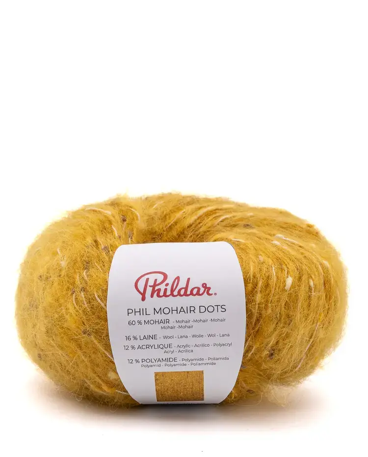 Phildar Phil Mohair Dots -2440 terre d'ocre