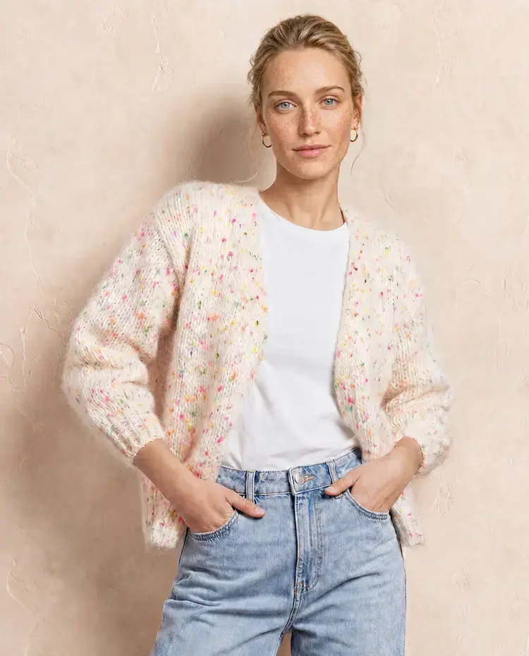 Phildar Vest Selma Mohair Dots -breipatroon (Nederlands)