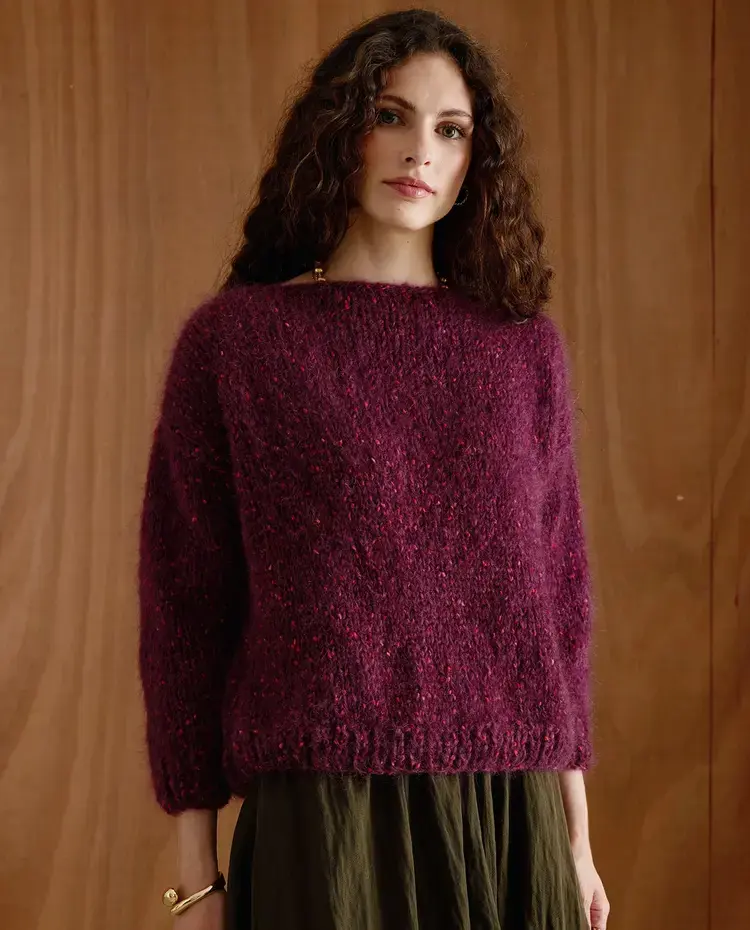Phildar Trui Lana Mohair Dots -breipatroon (Nederlands)
