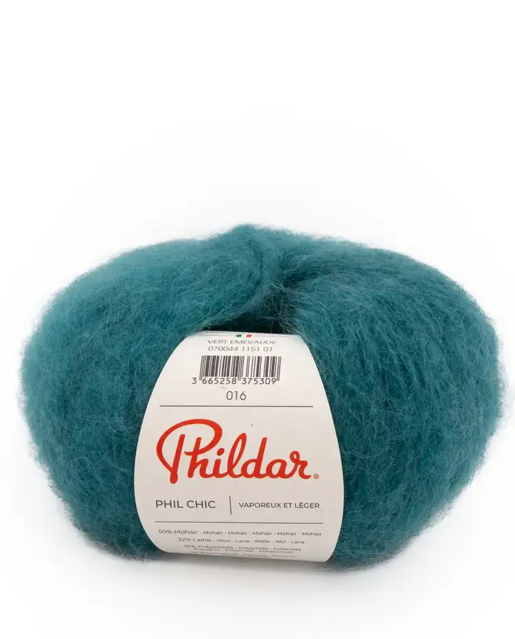 Phildar Phil Chic -1151 vert emeraude
