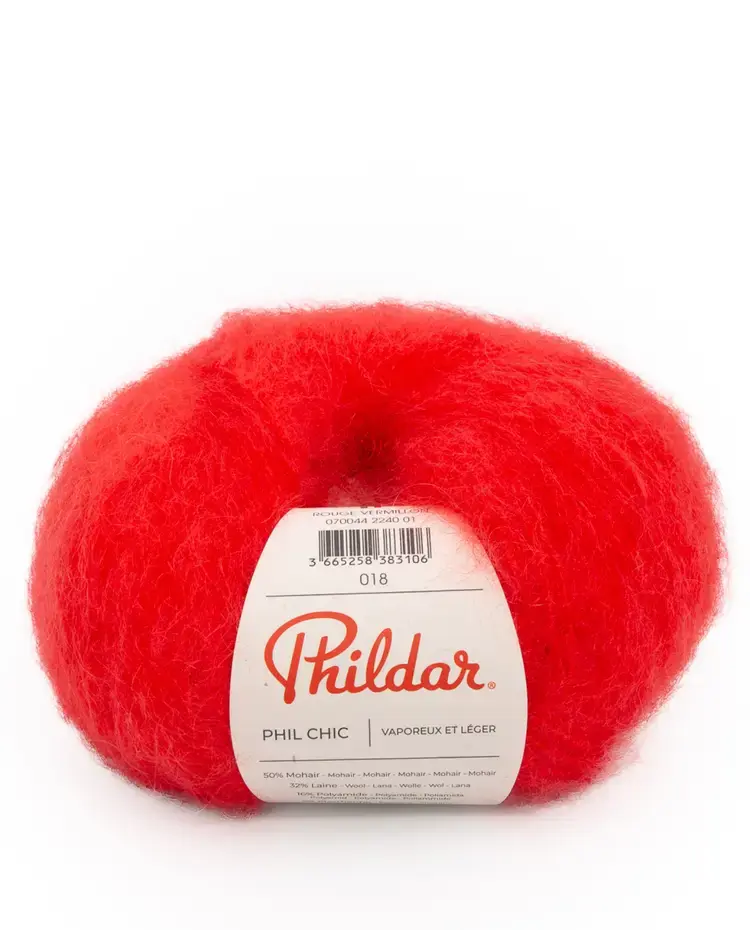 Phildar Phil Chic -2240 rouge vermillon