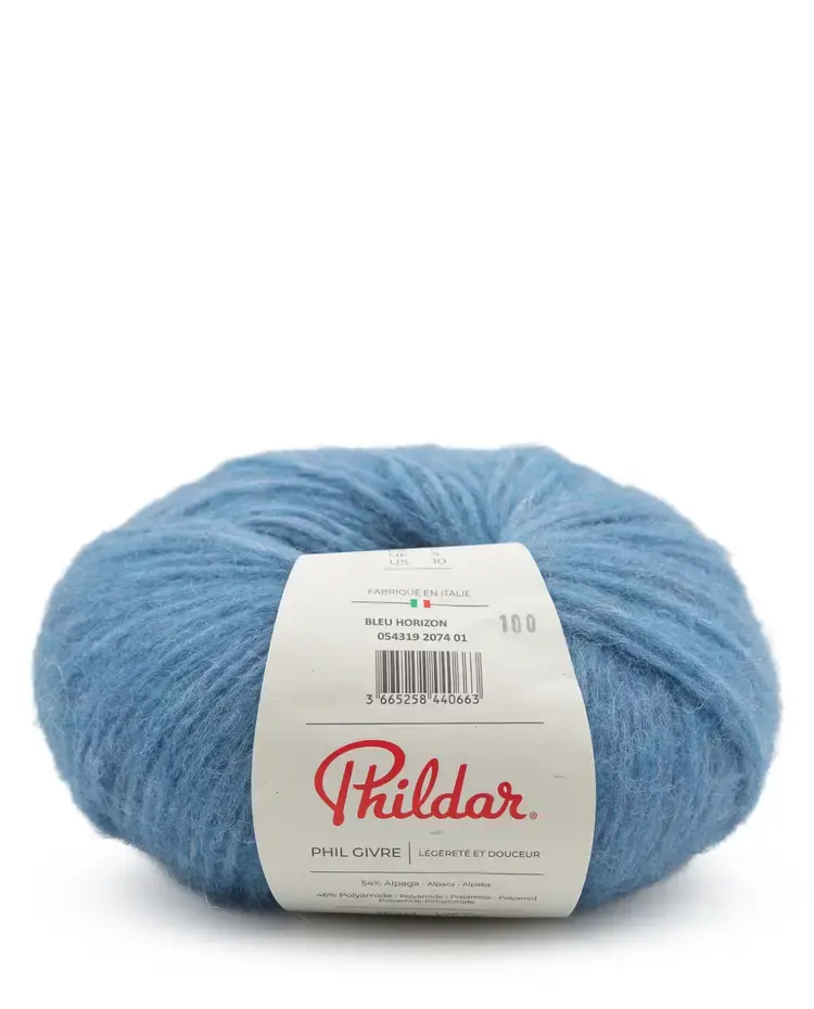 Phildar Phil Givre -2074 bleu horizon