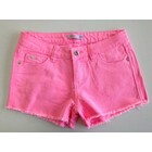 PINK NEON DENIM SHORTS